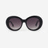 Cambered Round Acetate Unisex Sunglasses 21A8090